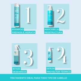 Kit Sí Hidratante Barcelona Pharma Tratamiento Hidratante hidratación - 4 packs de 4 unidades de 820mL 2kg