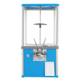 25-Cent Capsule Bulk Vending Machine, Commercial Large Vending Coin Bank Classic Bubble Candy Dispenser for Game Stores Retail Stores