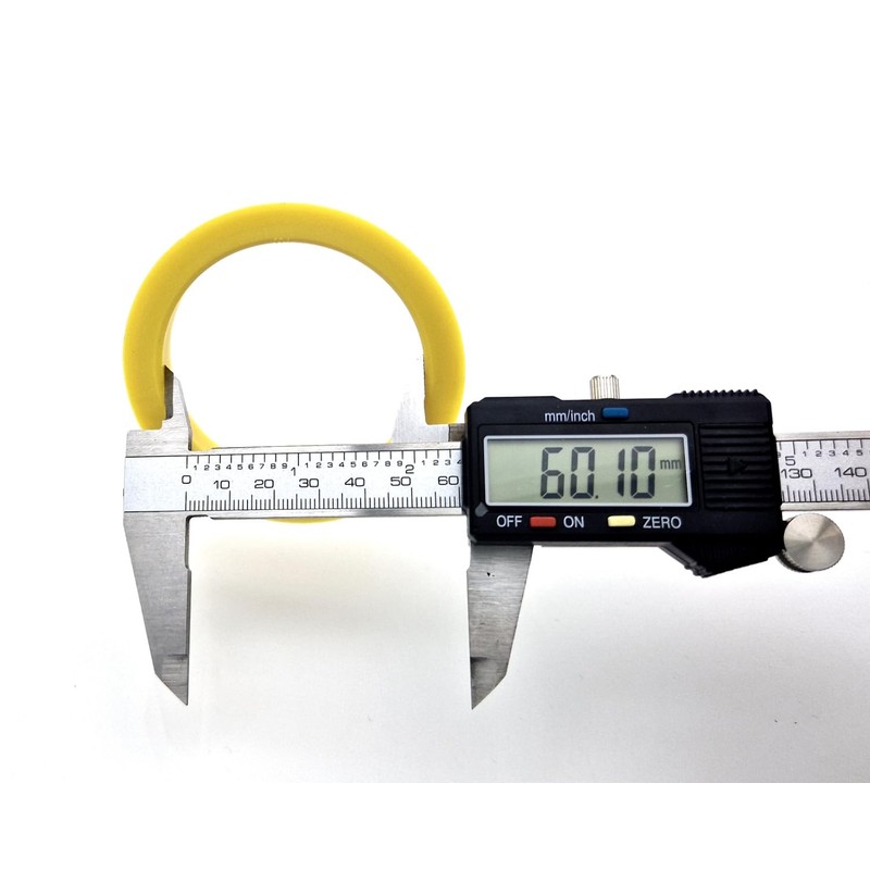 4x Centring Rings 70.0-60.1 I 70.0 to 60.1 Light Yellow