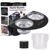 AIICIOO Gecko Feeder Ledge with 6 Pack Plastic Bowls Crested