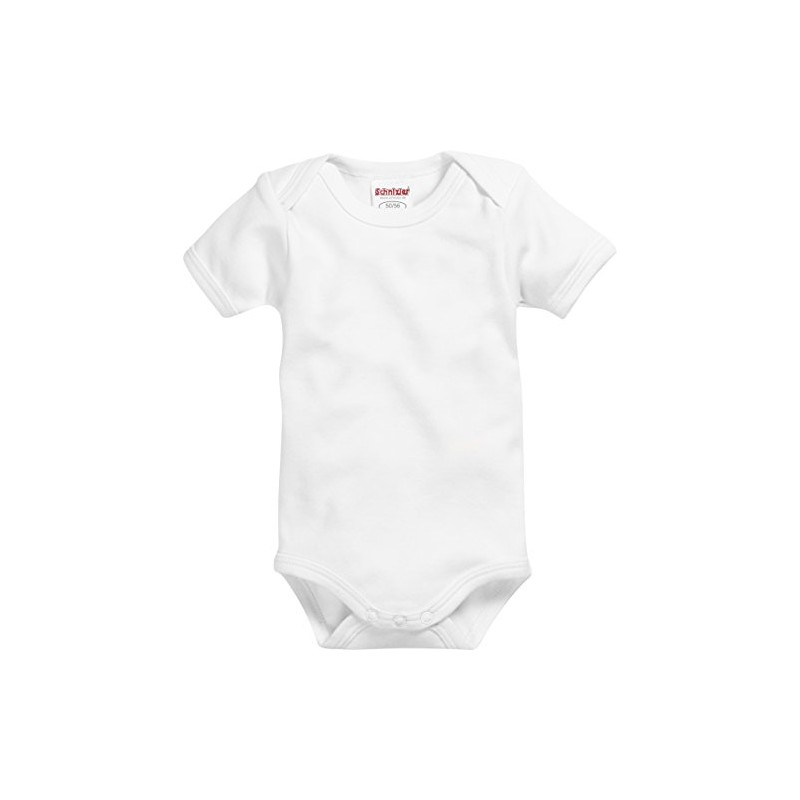 Schnizler Unisex Baby Bodysuit Short Sleeves Pack of 3 Plain