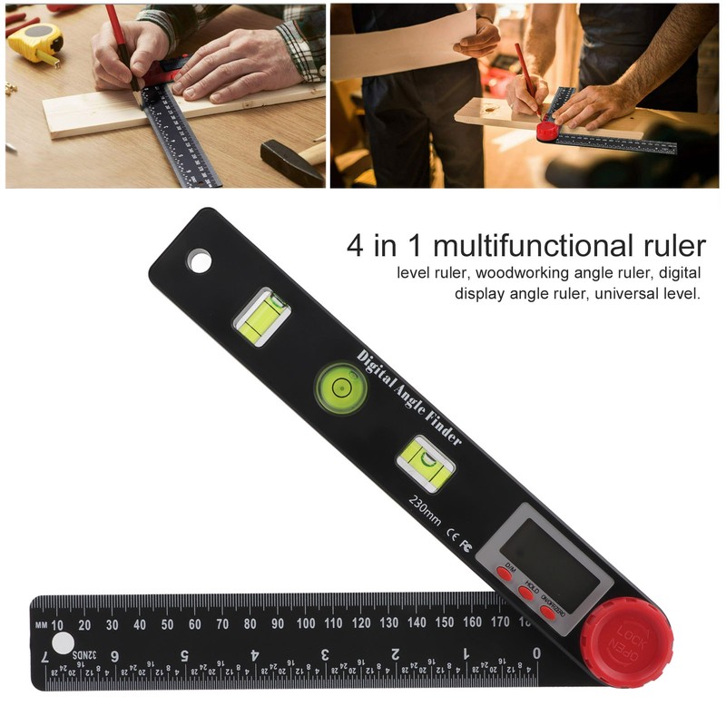 4 in 1 Digital Display Angle Ruler Multifunctional Angle Protractor