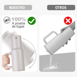 Vaso Termico 40z con Asa,Taza Térmica de Acero Inoxidable 40 oz con Tapa, Popote - Termo de Vacío Doble para Bebidas Frías y Calientes - Ideal como Regalo para Hombres y Mujeres (Marrón)