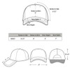 ARG Men's Women's Baseball Caps, Hook & Loop Strap, Unisex