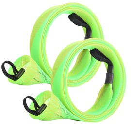 SF Standard Spinning Rod Sock Fishing Rod Sleeve Rod Cover Braided Mesh Rod Protector Pole Gloves Fishing Tools for Spinning Fishing Rod Green-Gold-2PCS Fit Spinning Rod 6-1/2FT to 7-1/2FT