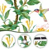 LIVETTY Shower Curtain180x180cm, Waterproof Polyester Fabric Bath Curtain With 12
