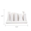 Chive - Pooley 2, Ceramic Flower Vase, 8-Tube Shape (White)