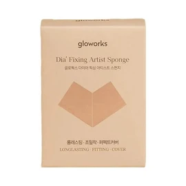 Gloworks Diamond Fixing Sponge 2p (49424380) / 글로웍스 다이아 픽싱 스펀지 2p (49424380)