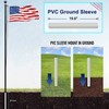 20FT Sectional Flag Pole Kit, Heavy Duty Aluminum Outdoor In-Ground