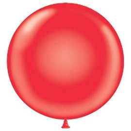 17" Red Latex Balloons 50 Count by Tuf-Tex Latex Balloons
