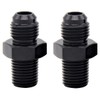 YSIL 6AN Male Flare to 3/8" NPT 2PCS Hose Pipe
