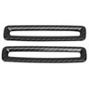 2pcs Carbon Fiber Style BPillar Air Vent Frame Trim Fit