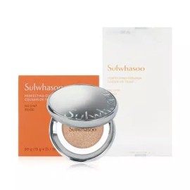 Gita 설화수 퍼펙팅 쿠션 (본품+리필) NEW 쿠션팩트 x2SET (AD) Sulwhasoo Perfecting Cushion (Main Product + Refill) NEW Cushion Pact x2 SET (AD) [Basic]