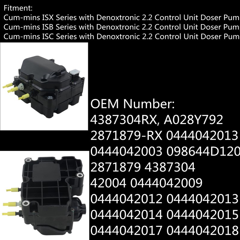 4387304RX DEF Pump Denoxtronic 2.2 Supply Module Diesel Exhaust Fluid