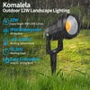 Komalela 12W LED Landscape Lights Low Voltage, 3000K Warm White