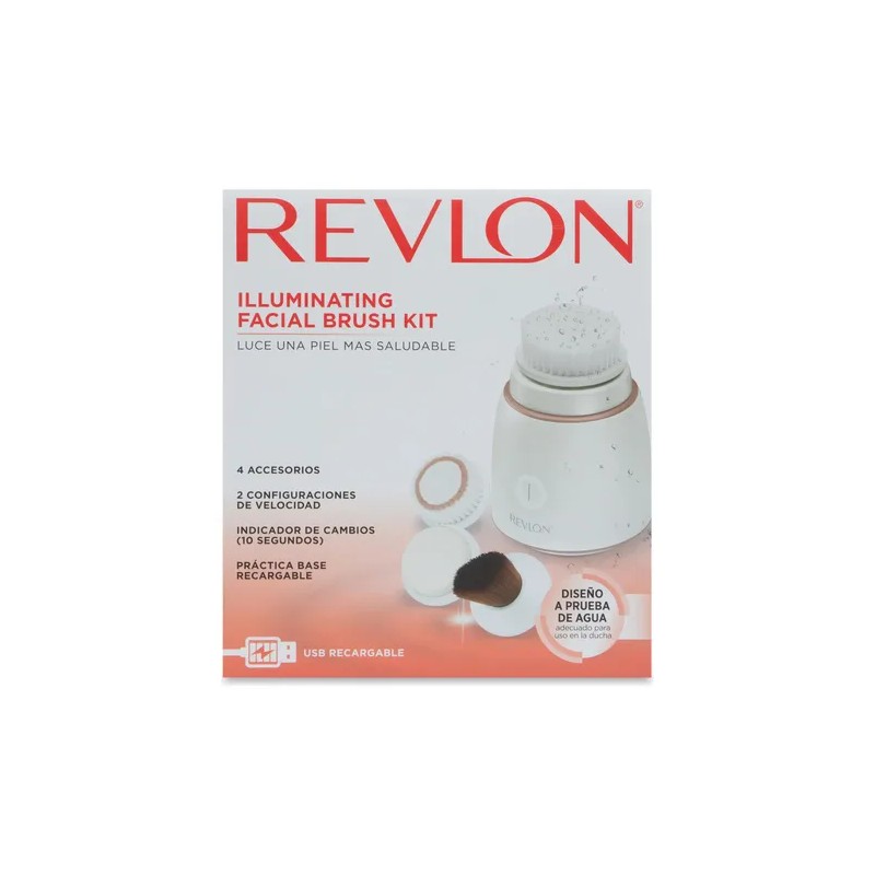 Cepillo De Limpieza Facial Revlon Exfolia Y Maquillaje Cara