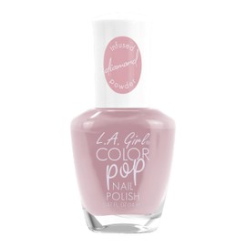 L.A. Girl Color Pop Nail Polish with Diamond Powder, Vintage Rose GNL889G