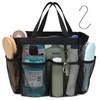 F-color Mesh Shower Caddy Portable, Upgrade Deeper 7 Pockets Basket