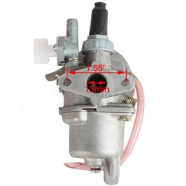 X-PRO 13mm Carburetor w/Hand Choke Lever for 2-stroke 47cc 49cc Pocket Bike, ATVs Carb