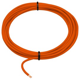 Flry Vehicle Cable Orange 2.5 mm² Round Cable Stranded Car Power Cable 5 m