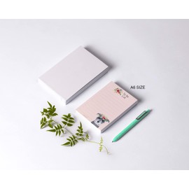 Curled Up Schnauzer To Do List Notepad – A6 50 Tear Off Pages - Schnauzer Lover Gift – Notes Organiser – Dog Lover Memo Desk Pad - Stocking Filler