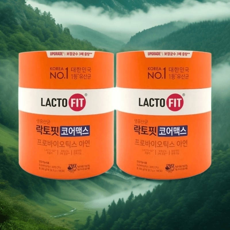Lactopit x 2통 1년분 종근당건강 (총360포 12개월분) 락토핏코어맥스180포x2 총360포 12개월분