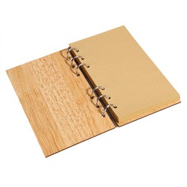 Generic Wedding Guest Book, Guest Book Bathroom Wooden Guestbook Registry Album Memorable Signature Message Notebooks for Wedding Anniversary Birthday Engagement (Style 3 (Supplier Specification: