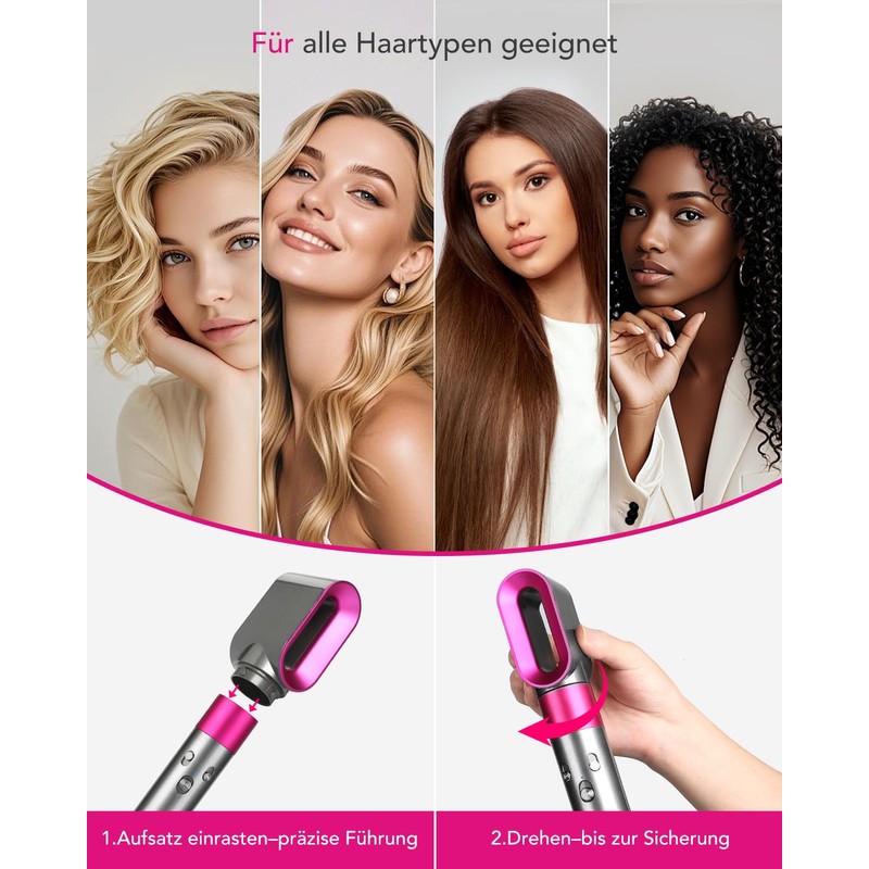 Dyson Airwrap Pre Styling Dryer Nozzle Compatible with HS01/HS05/HS08, Quick