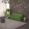 PETTI Artigiani Italiani Protector, Green, Sofa Slipcovers, Linear Fabric, 100%