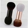 Minkissy 3 Pcs Makeup Brush Set Double-ended Cosmetics Brush Daily
