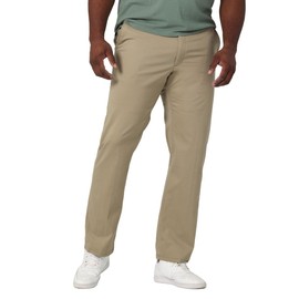 Lee Men's Big & Tall Extreme Motion Flat Front Regular Straight Pant Original Khaki 44W x 28L