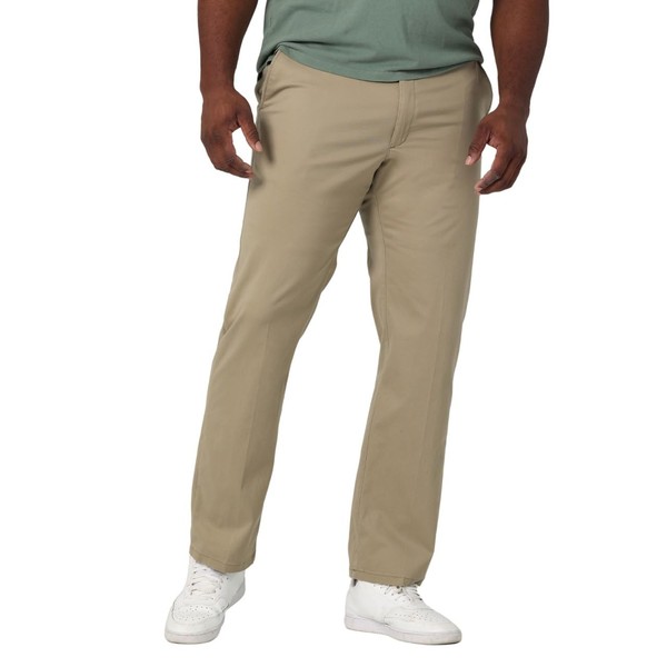 Lee Men's Big & Tall Extreme Motion Flat Front Regular