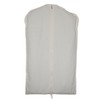 Langjitianya 100% cotton canvas garment bags for closet storage and