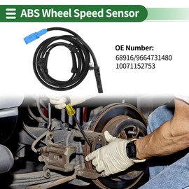 INFINAUTO ABS Wheel Speed Sensor Rear Left Right ABS Sensor Anti-lock Braking System Sensor No.68916/9664731480/10071152753 for PEUGEOT 508 2010-2019