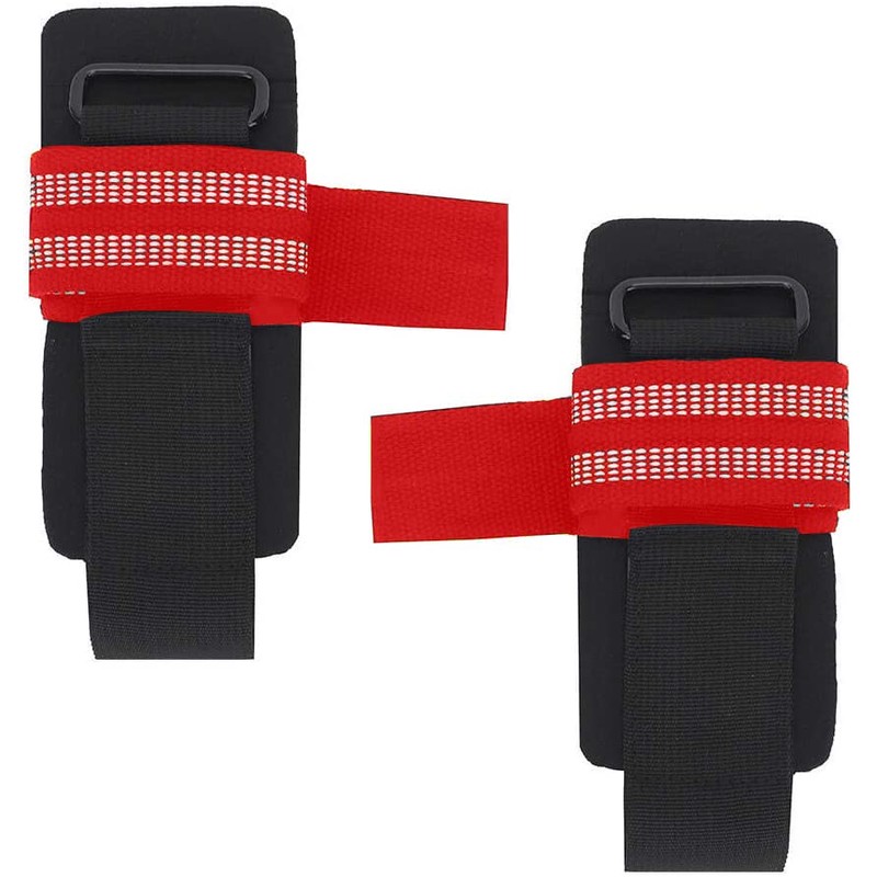 MOOCY Big Grip No-Slip Nylon Lifting Straps with DuraGrip for