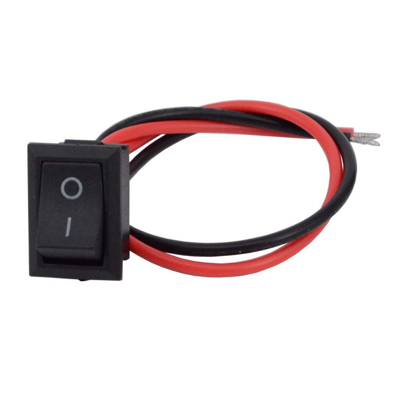 10 Sets Red and Black DC 1-250V 3A SPST On/Off