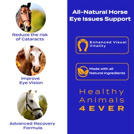 HA4E - Horse Eye Health Support - Maintains Normal Mineral Levels for Healthy Eyes - Highly Effective, Natural Homeopathic Supplement - 300 Tablets