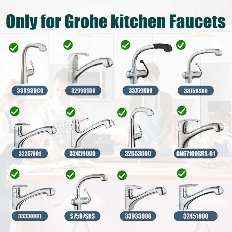 Kitchen Faucet Hose Replacement Parts for Grohe 48293000 Flexible Faucet