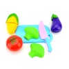 23pcs/set Kids Educational Gift Toy Plastic Kitchen Cut Fruits Kids