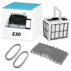 Viskeysta 3-in-1 Replacement Kit with Roller Brush, Wheel Belts & Filter Basket | Compatible with Dolphin Explorer E30 Robotic Cleaners (Explorer E30)