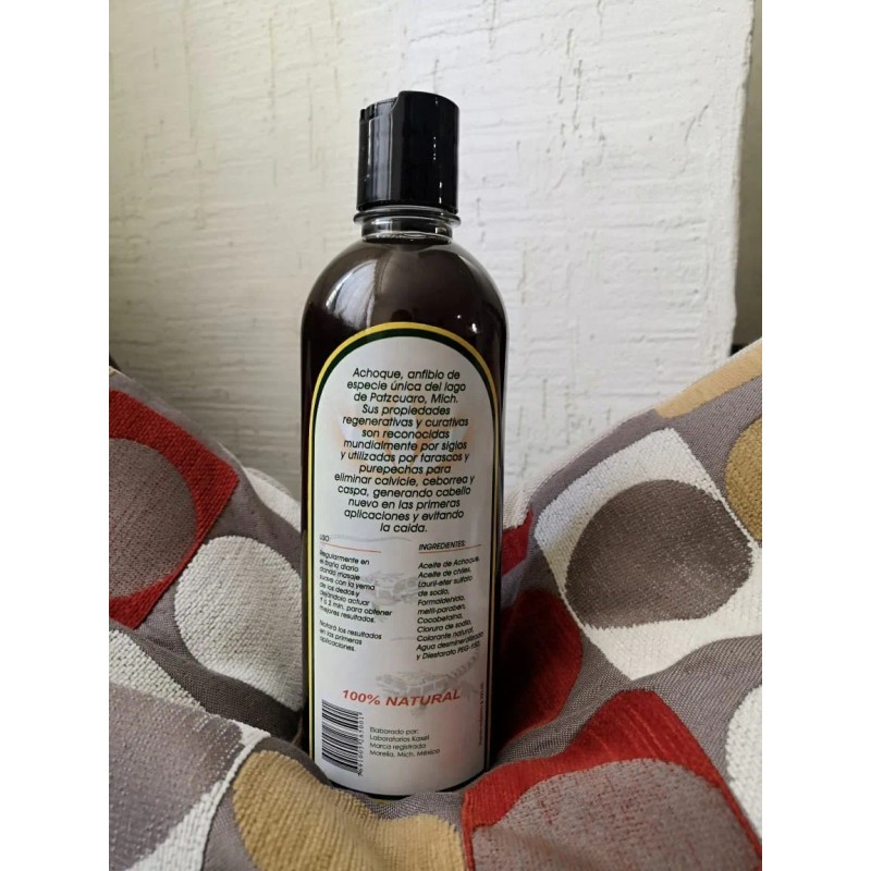 Shampo Anticaída De Aceite Achoque Y Bergamota 500 Ml Kaxel