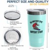 Snowboarding Teal Edition Viking Tumbler 20oz - Wipeout story. -