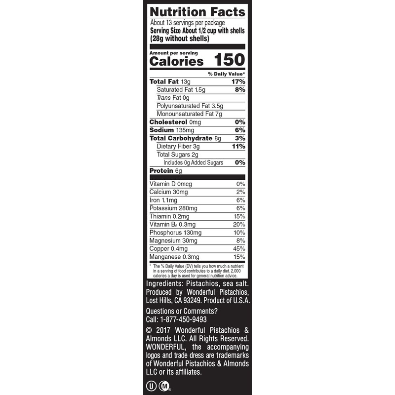Wonderful Pistachios, Roasted and Salted, 24 Ounce Bag