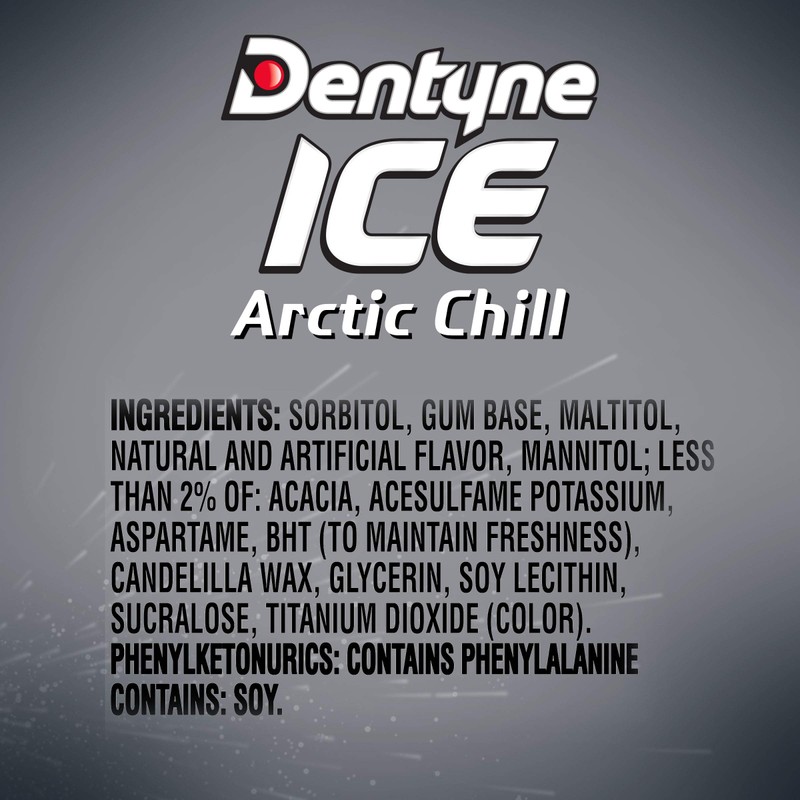 Dentyne Ice Sugar Free Gum (Arctic Chill 60 Piece Pack