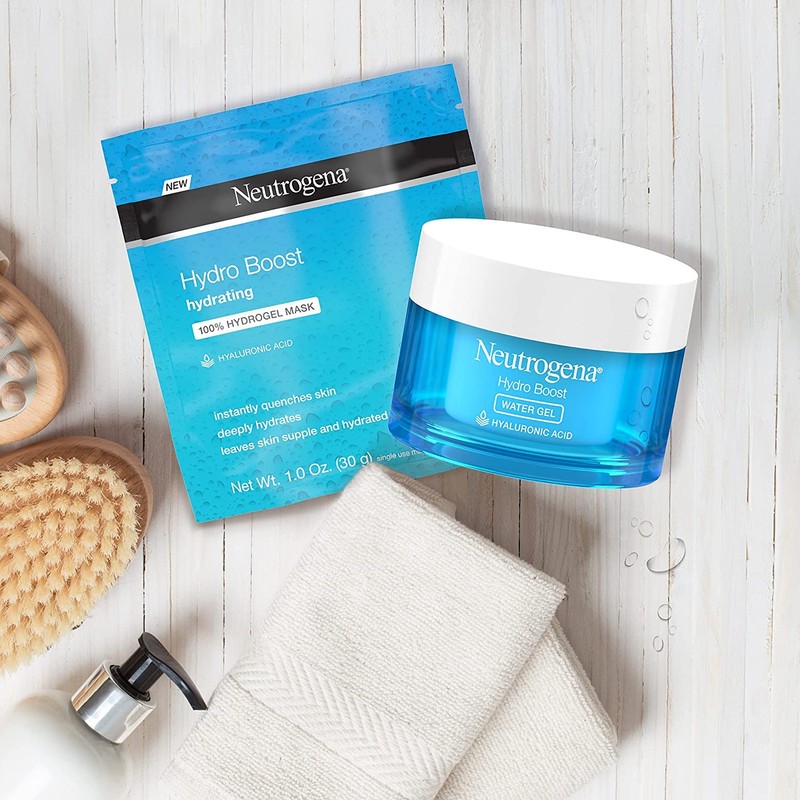 Neutrogena Hydro Boost and Hydrating Hydrogel Mask, 1 Ounce Each