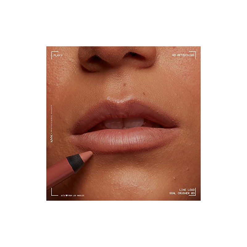 NYX PROFESSIONAL MAKEUP Line Loud Lip Liner, lápiz labial pigmentado