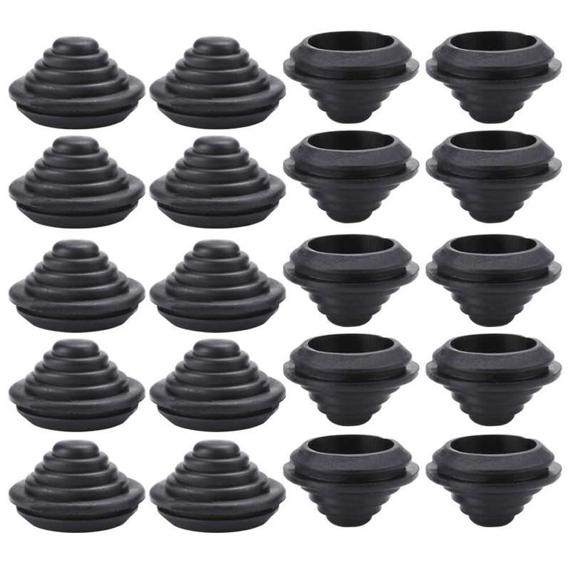 ZACUDA Pack of 20 Rubber Grommets 25 mm Cable Grommets