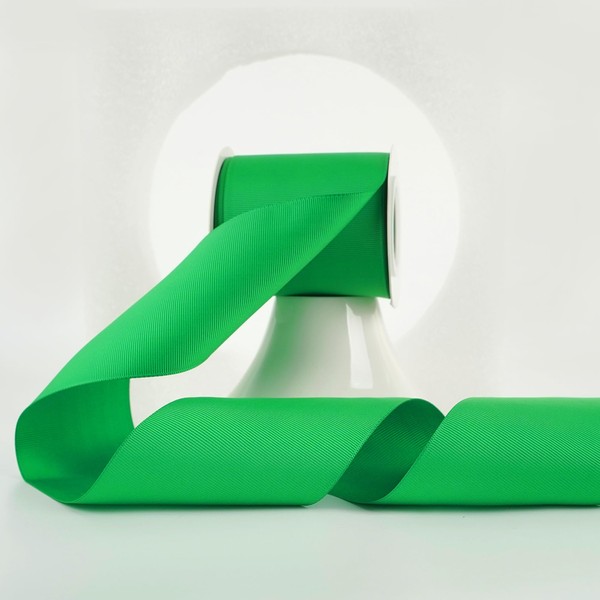 MEEDEE Emerald Green Grosgrain Ribbon 3 Inch Wide 10 Yards