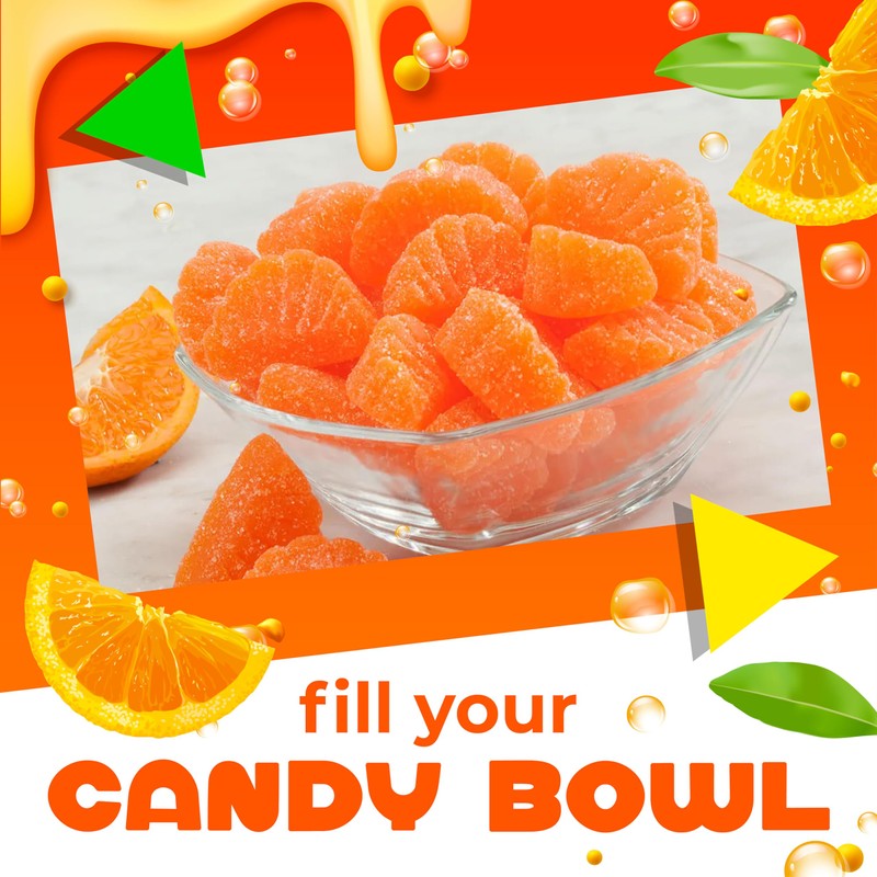 Orange Slices Fruit Jelly Candy (2.2 Pound Bag)