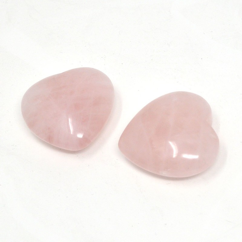 (isui) yishui Heart Rose Quartz Natural Stone Power Stone 3